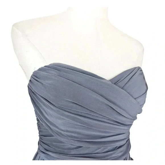 J. CREW NWT Arabelle Liquid Jersey Strapless Dress Size 8 - Picture 3 of 10